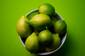 Fresh Green Lemons