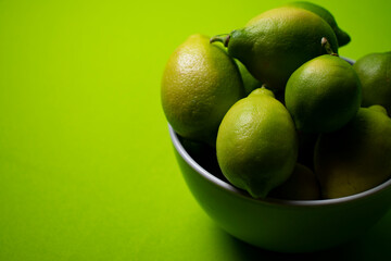 Fresh Green Lemons