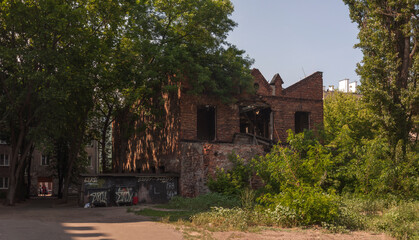Fototapeta na wymiar Abandoned Strongbox Factory