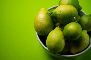 Fresh Green Lemons