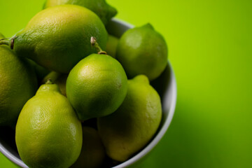 Fresh Green Lemons