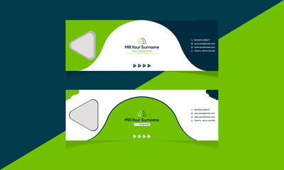 Email Signature template. Corporate and Creative email Signature template 
