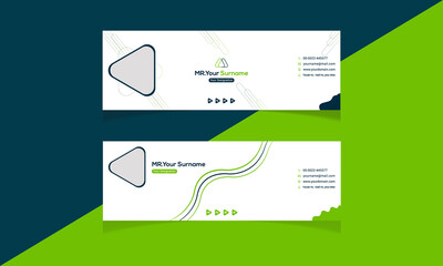 Email Signature template. Corporate and Creative email Signature template 