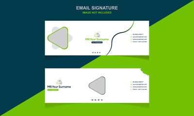 Email Signature template. Corporate and Creative email Signature template 