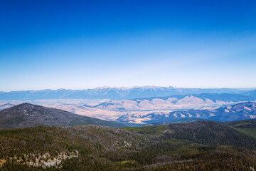 View from Trapper Peak, Bitterroot Mountains, Montana