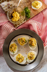 Everything Bagel Deviled Eggs