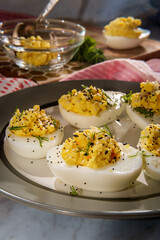Everything Bagel Deviled Eggs