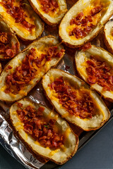 Stuffed Baked Potato Skins