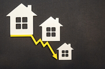 decline in property prices. population decline. falling interest on mortgages. reduced demand for...