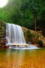 Naklejka premium waterfall in the park
