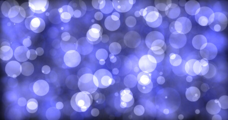 Blurred effect bright circles