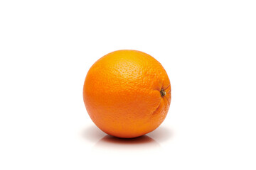 Delicious and healthy ripe oranges isolated on white