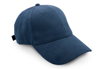 blank modern colored cap isolated on white background.