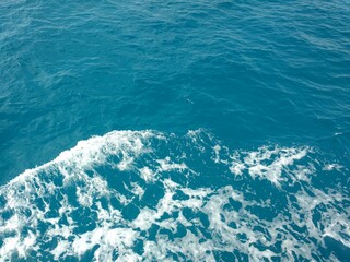 Fototapeta na wymiar Blue wave, ripple, sea texture, ocean, background