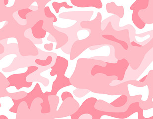 Trendy pink camouflage pattern 