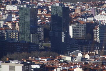 City of Bilbao from a hill