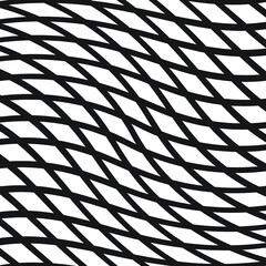 White background with complex black elements that make up the grid. Vector illustration.