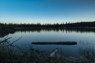 Reflection at Sparks Lake Oregon at dawn