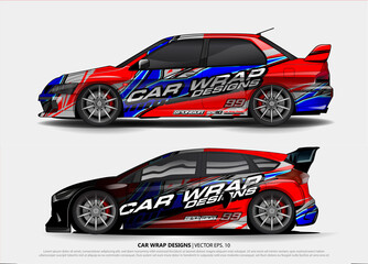 abstract background vector for racing car wrap design and vehicle livery 

