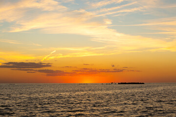 Fototapeta premium Dusk on Lake Michigan