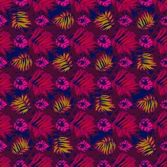 seamles leaf pattern variations