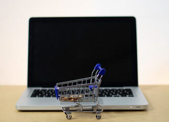 Laptop trolley computer online shopping