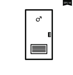 toilet door icon