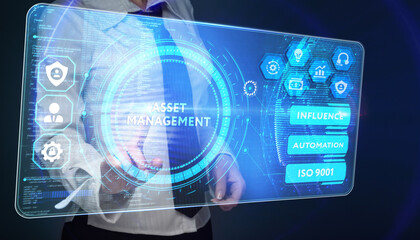 Asset management. Business, Technology, Internet and network concept.