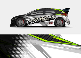 abstract background vector for racing car wrap design and vehicle livery 
