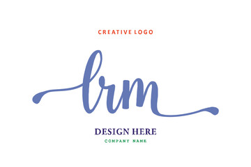 LRM lettering logo is simple, easy to understand and authoritative