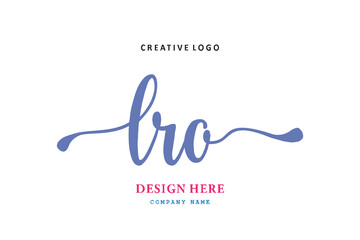 LRO lettering logo is simple, easy to understand and authoritative