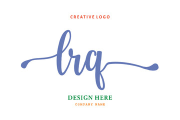 LRQ lettering logo is simple, easy to understand and authoritative