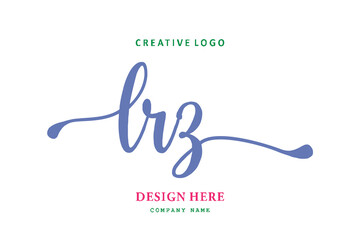 LRZ lettering logo is simple, easy to understand and authoritative