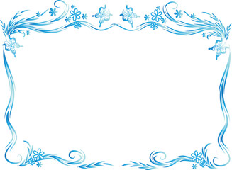 vector flowers border card frame background