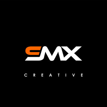 SMX Letter Initial Logo Design Template Vector Illustration	
