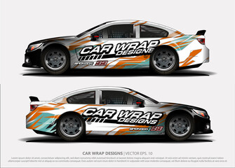 abstract background vector for racing car wrap design and vehicle livery 