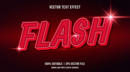 Flash text effect