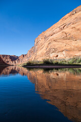 Fototapeta na wymiar Artistic View of Glen Canyon and Colorado River