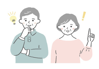 ひらめくシニア夫婦