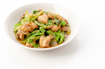 鶏モモ肉の回鍋肉風おかず