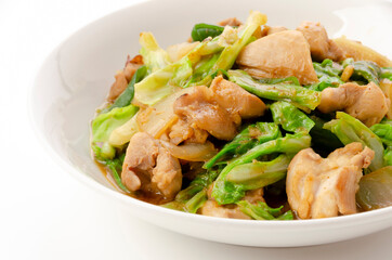 鶏モモ肉の回鍋肉風おかず