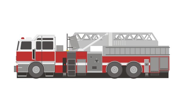 fire department truck illustration