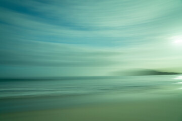 Beach motion blur abstract