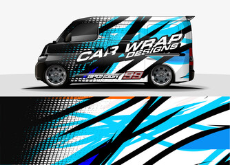 vehicle graphic kit vector. Modern abstract background for car wrap branding and automobile sticker decals livery
