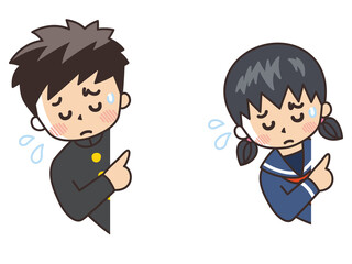 紹介　顔出し　困り顔の学生