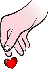 vector drawing hands emoji set