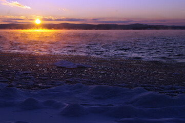 Siberia. Ust Ilim reservoir. Angara River