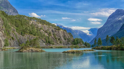 Lovatnet, Loen, Norwegen