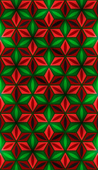 Flower of life seamless pattern of sacred geometry