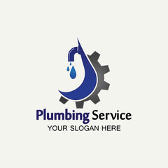 Plumbing Service Logo icon vector illustration design Template.Plumbing logo.Plumbing service icon logo creative vector illustrattion